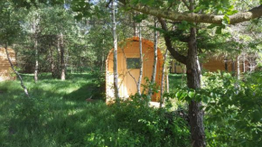 Glamping Pod im Wald mit Hund
